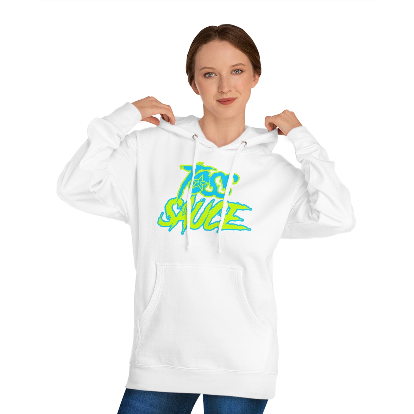 BLUE AND YELLOW HOODIE