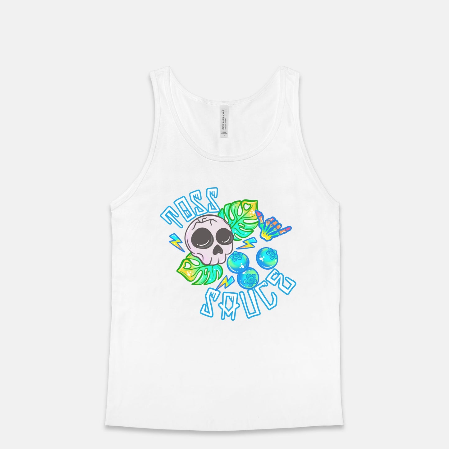 Adult Blueberry Skulls Tank top (unisex)