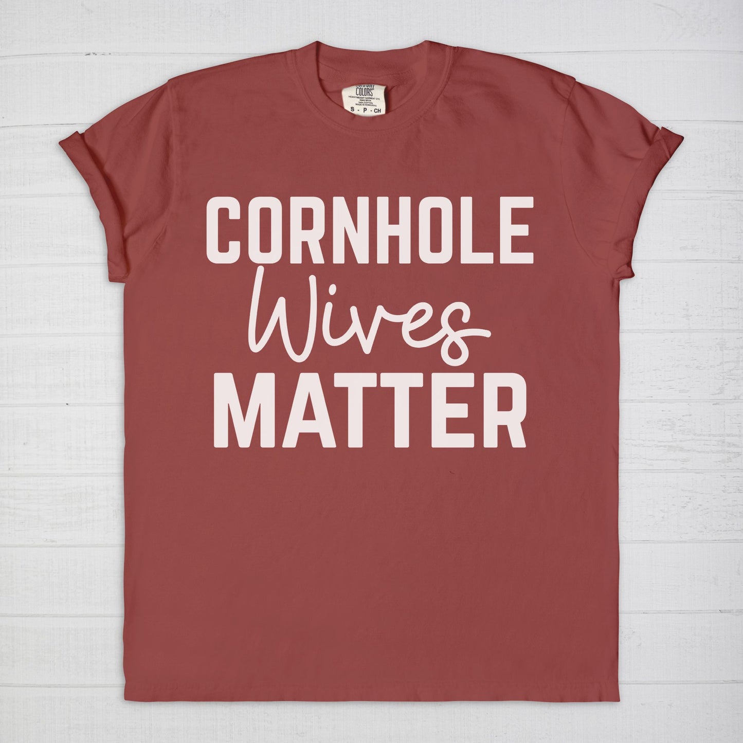 ADULT Cornhole Wives Matter Tshirt