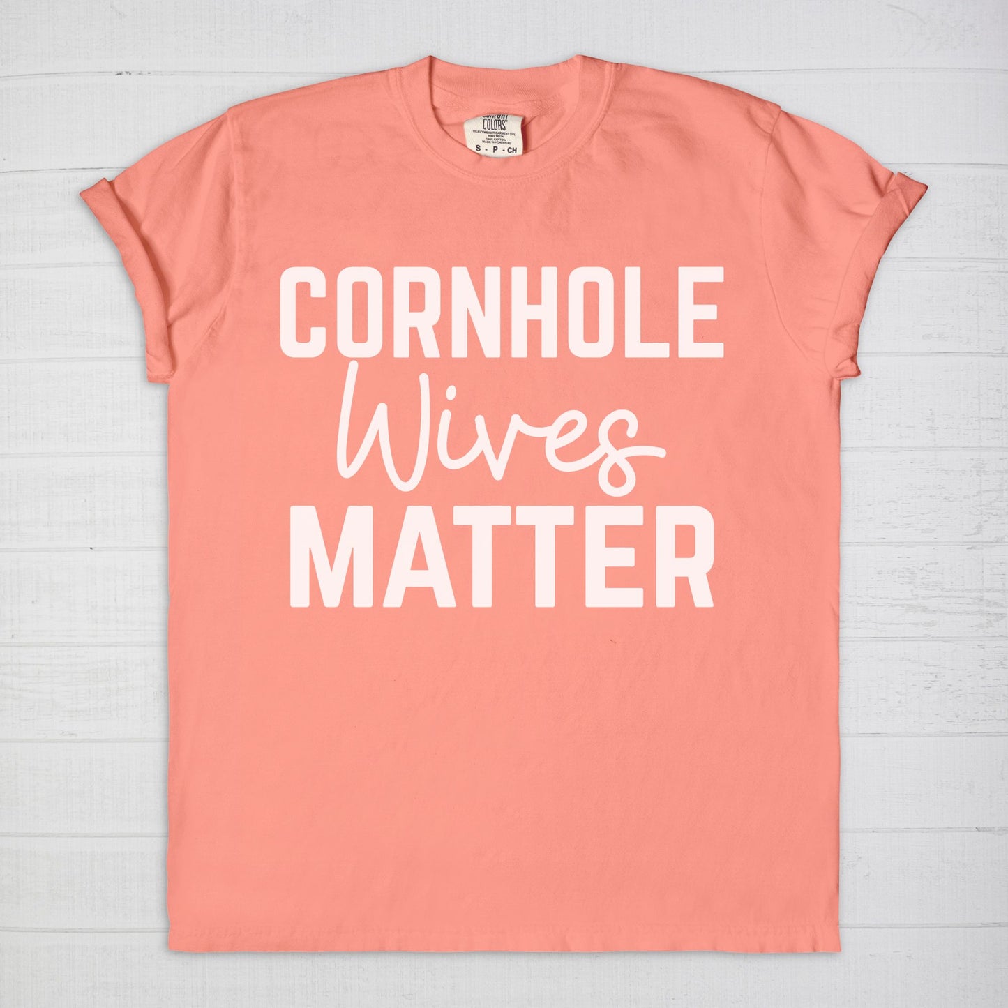 ADULT Cornhole Wives Matter Tshirt
