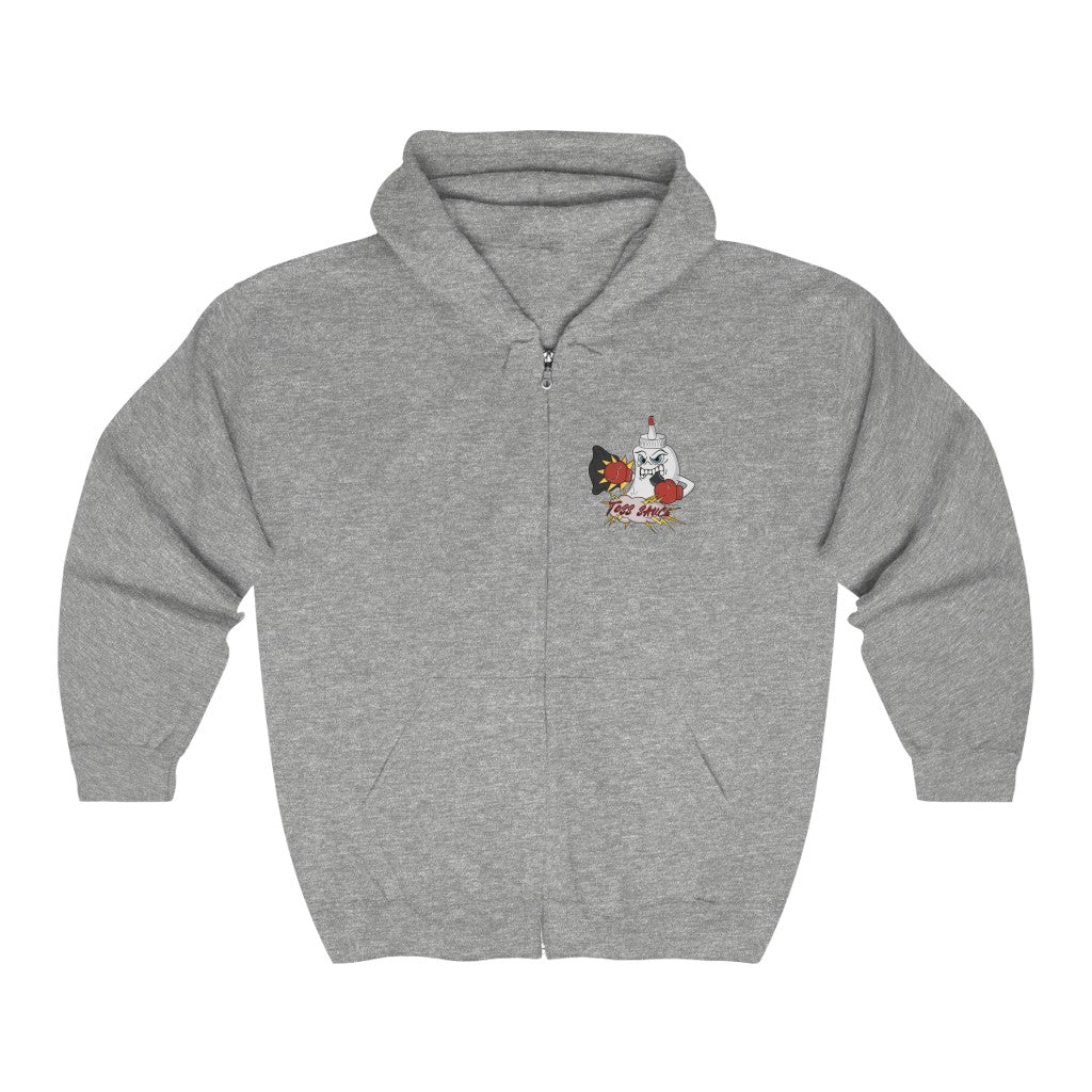 Unisex Full Zip Hooded Sweatshirt