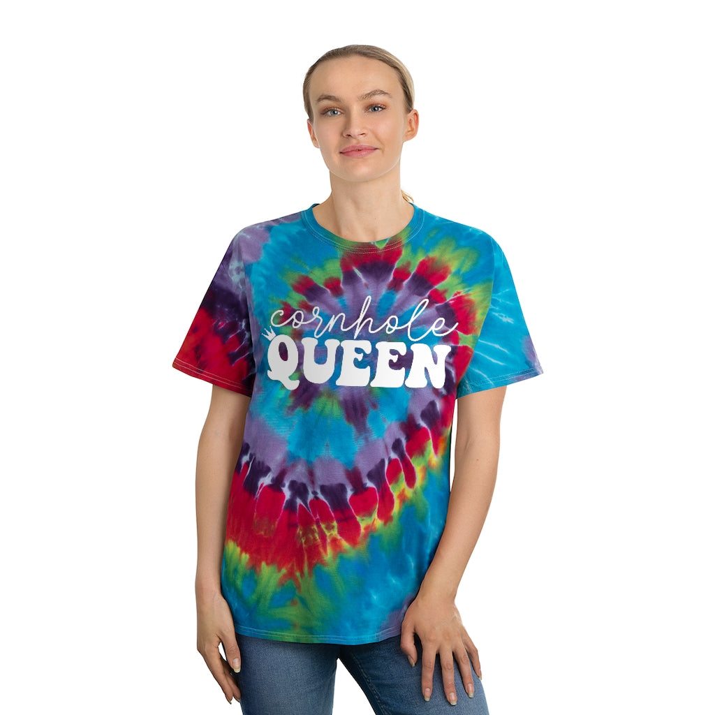 Cornhole Queen Tie Dye Tshirt
