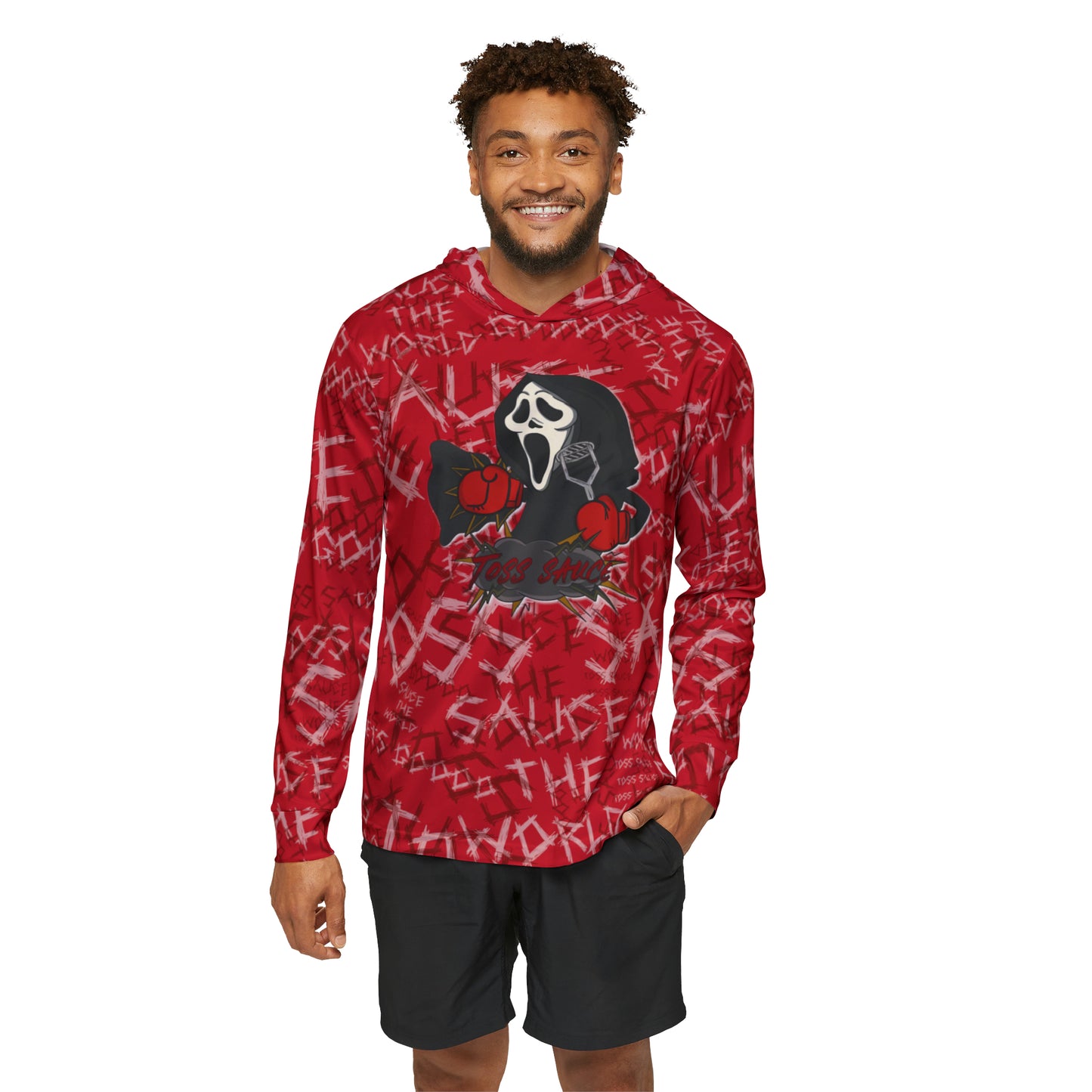GHOST FACE LONG SLEEVE RED