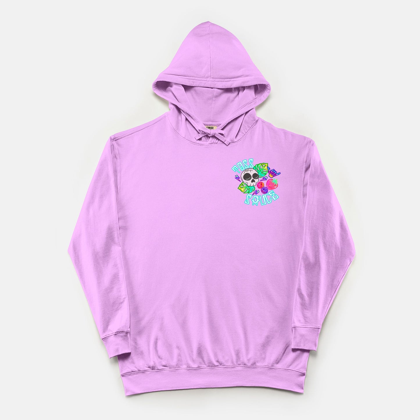 ADULT Purple Berries w/ skull hoodie