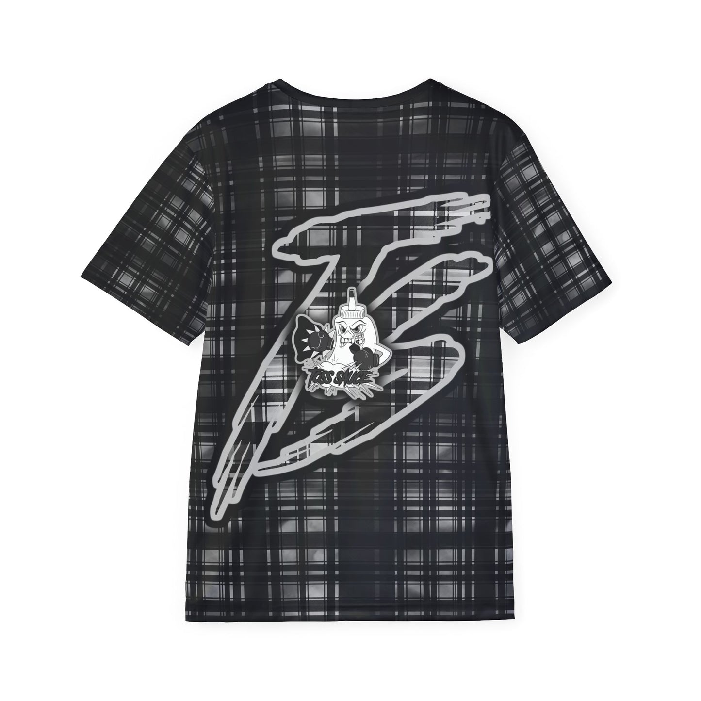 GREY PLAID JERSEY