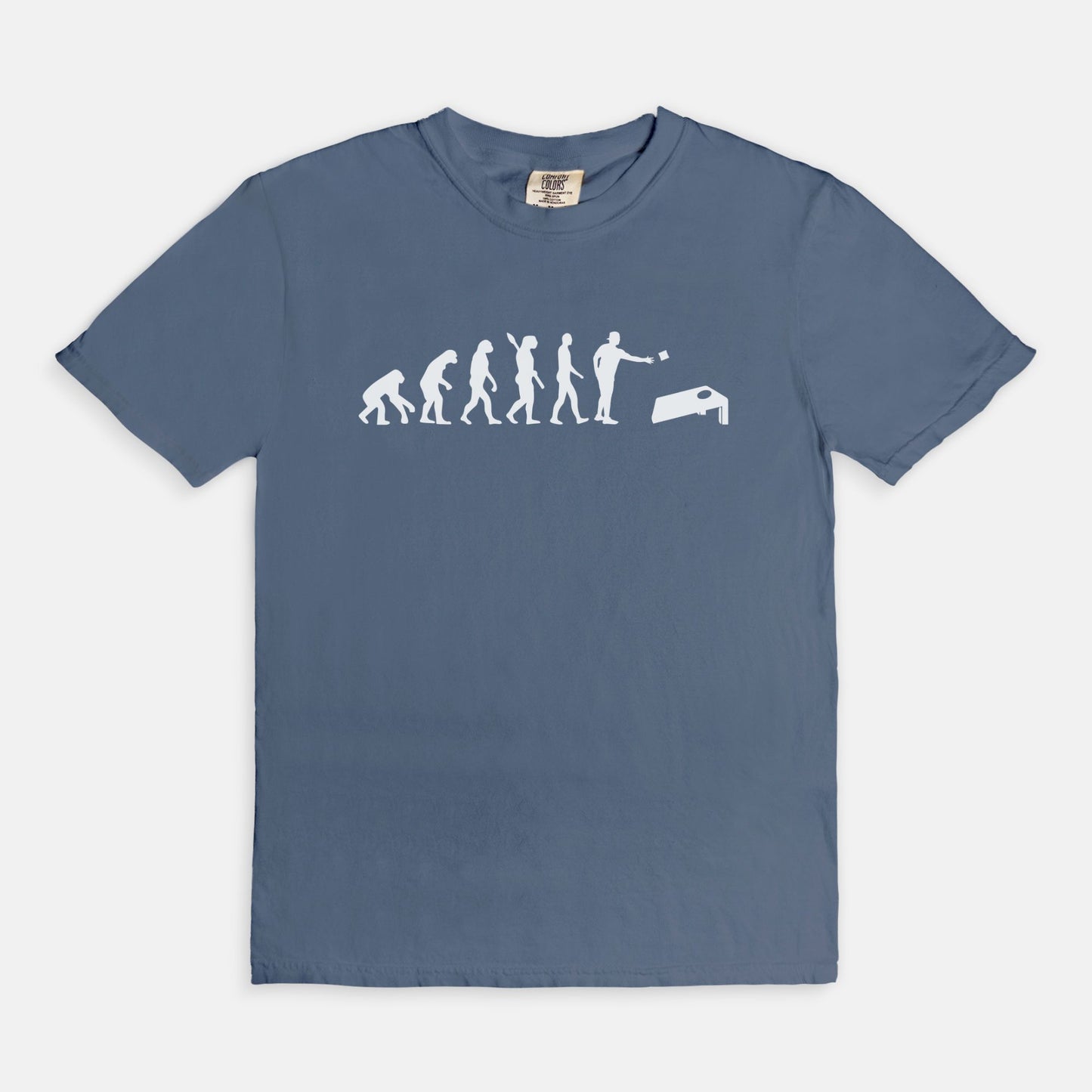 ADULT Cornhole Evolution Tshirt