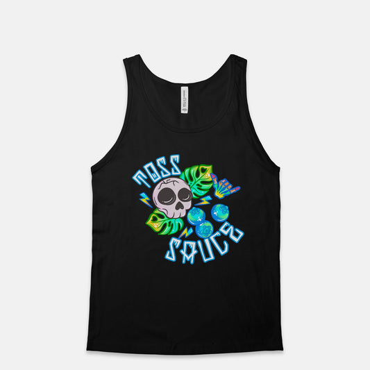 Adult Blueberry Skulls Tank top (unisex)