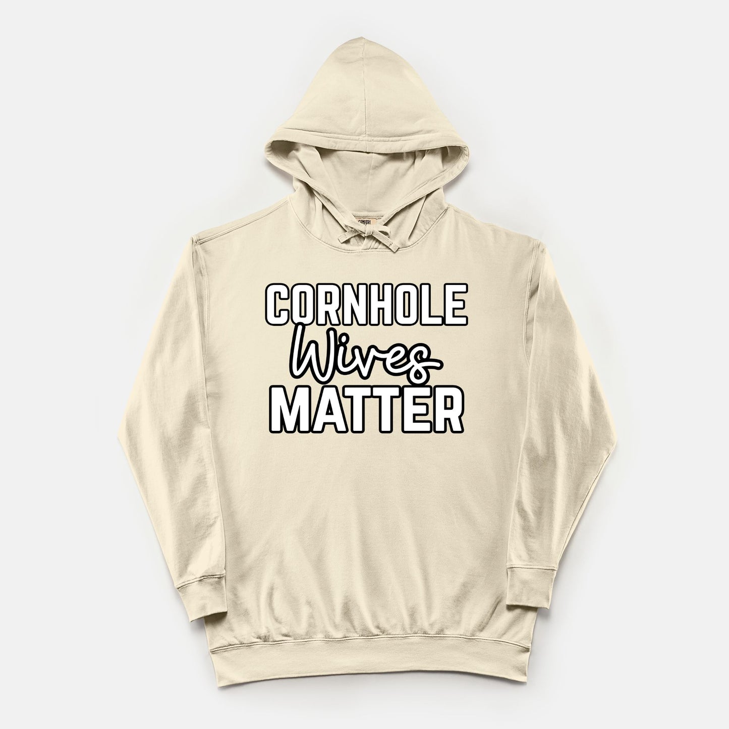 ADULT cornhole wives matter hoodie (unisex)