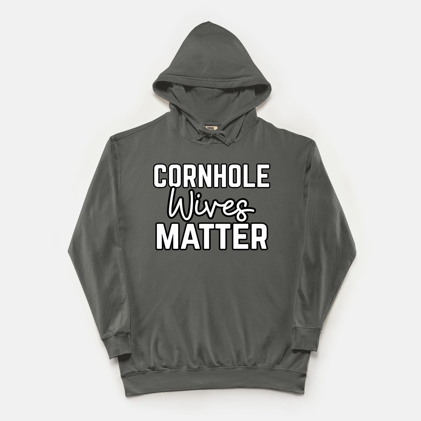 ADULT cornhole wives matter hoodie (unisex)