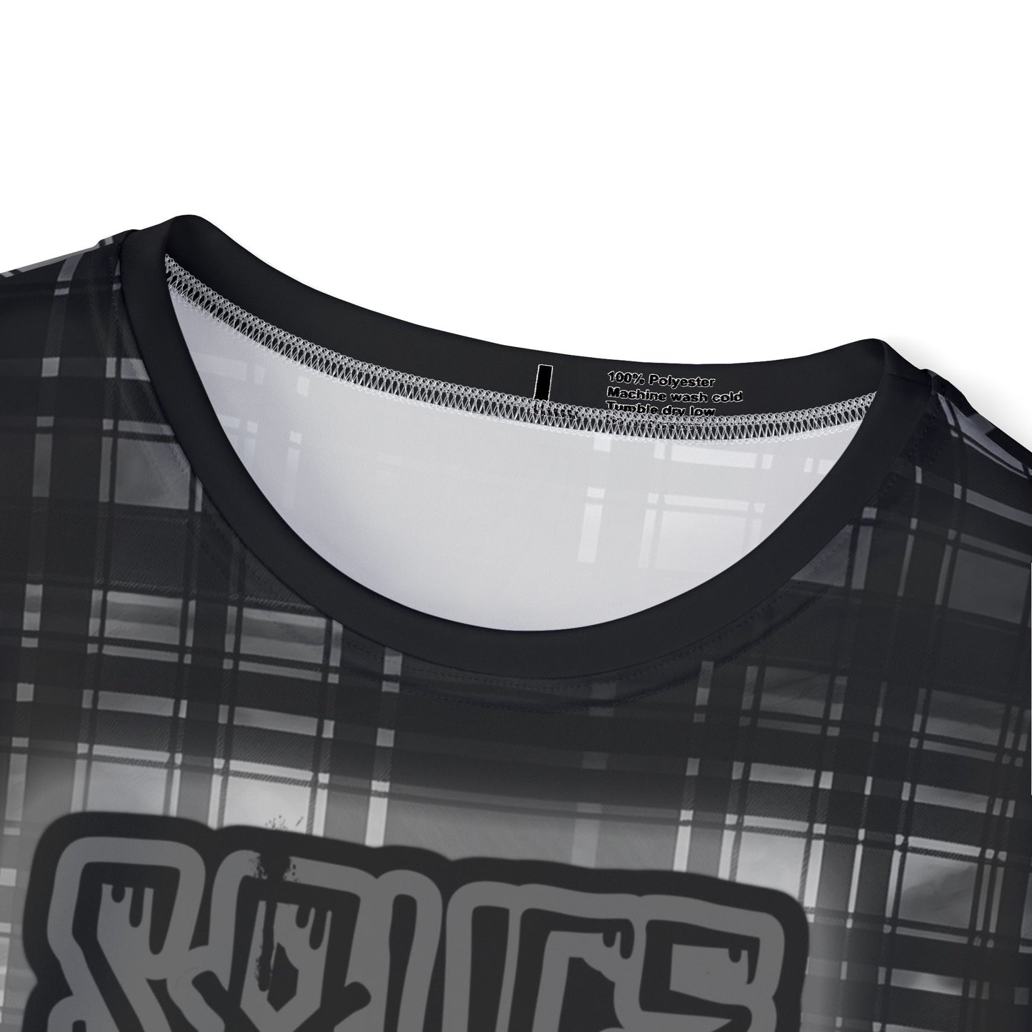 GREY PLAID JERSEY