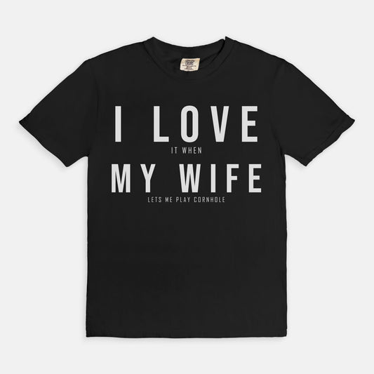 ADULT I love my wife tshirt