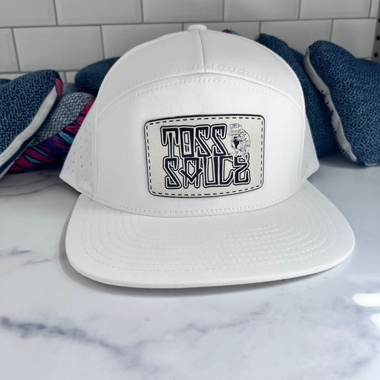 White Snapback hat --ADULT