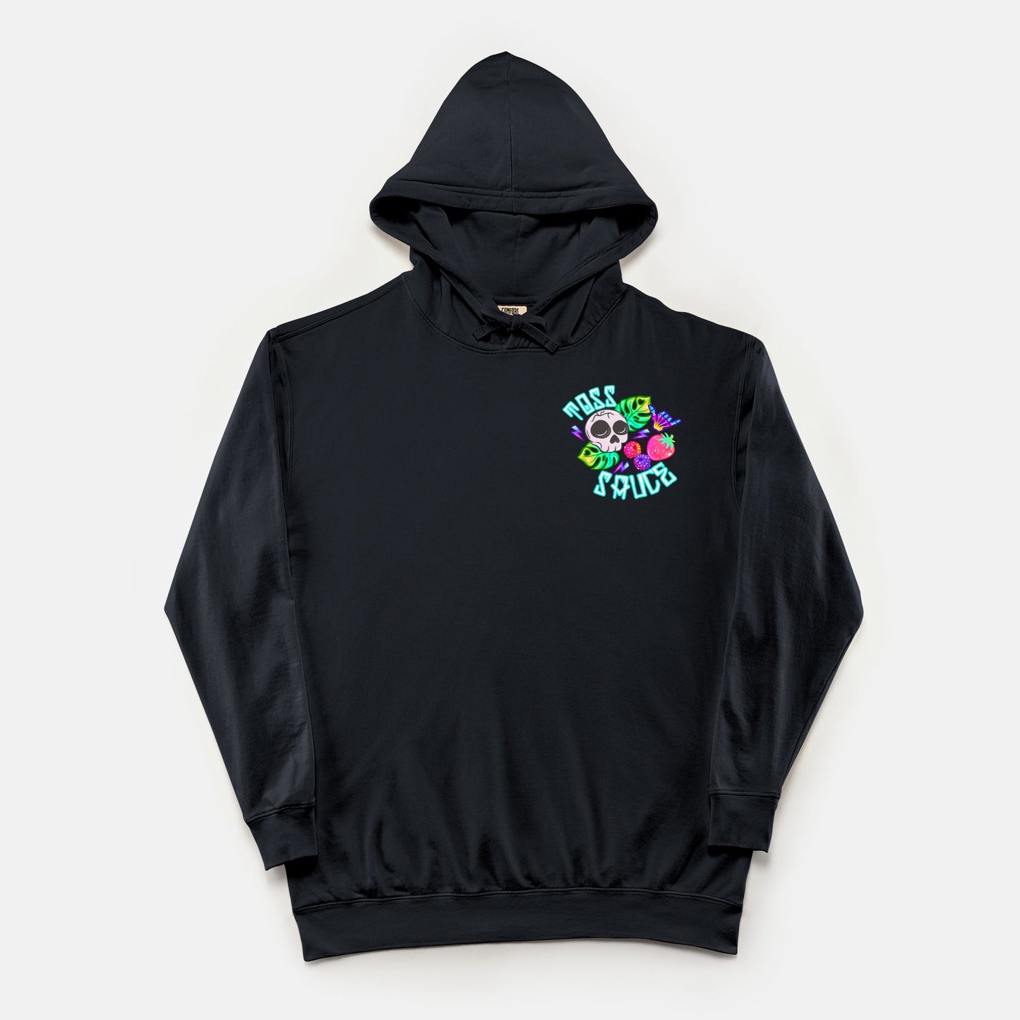 ADULT Purple Berries w/ skull hoodie