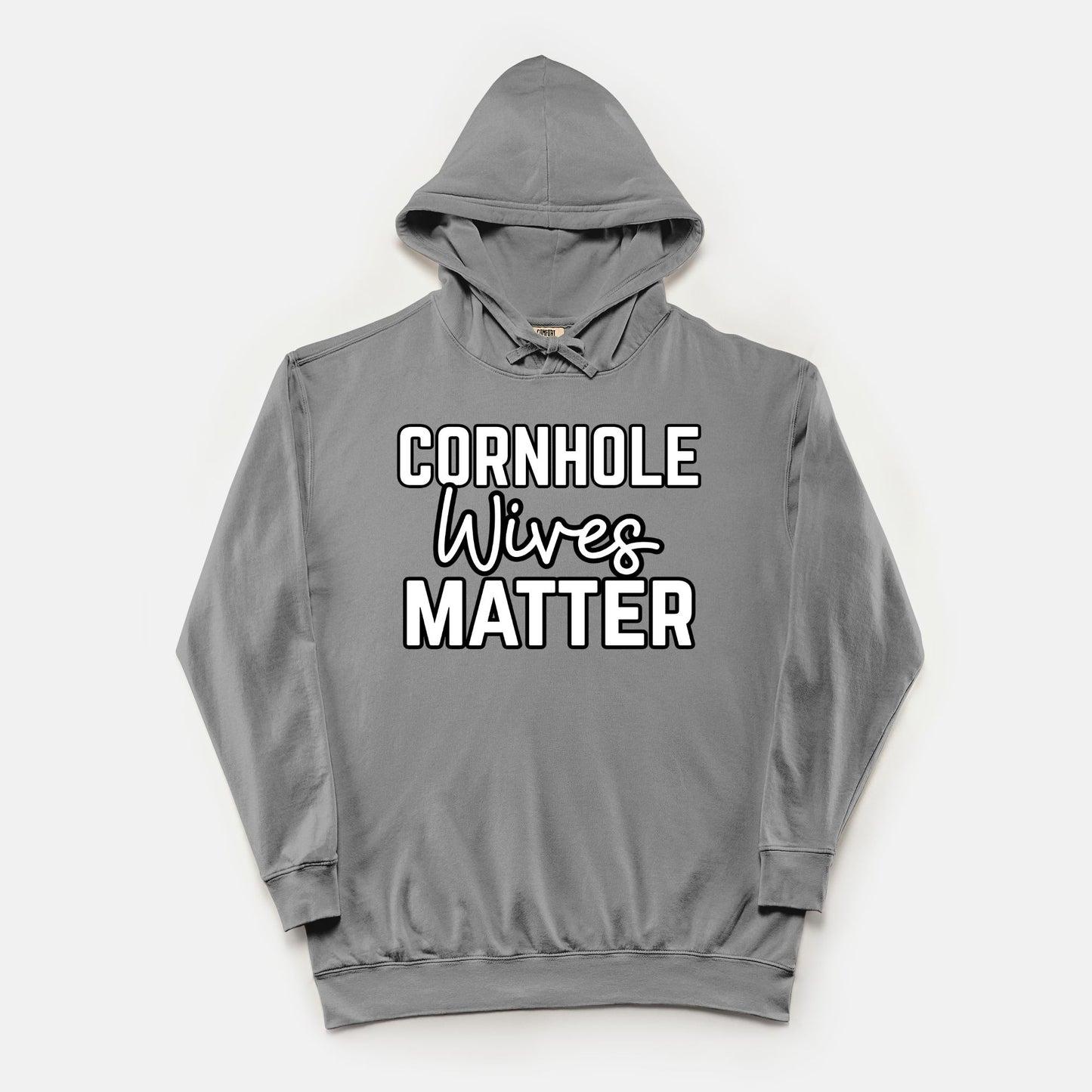 ADULT cornhole wives matter hoodie (unisex)